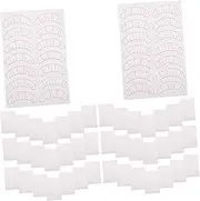 Healeved Eyelash Mapping Chart Stickers of Practical Under Eye Patches for Lash Extensions for Makeup Artists and Beauty Schools Easy to Use Eyelash Pads Stickers
