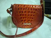 Brahmin Melbourne Collection Radiant Red Briar Crossbody Bag