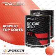 2 x Pacer F73 Top Coat Clear Acrylic 4 Litre Special UV Absorbing Additives