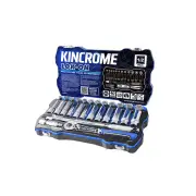 28 Pcs of Kincrome 1/2" Drive LOK-ON Socket Set - Metric Mirror Polish Finish