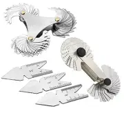 5 Pcs Thread Pitch Gauges Measure Tool Setstainless Steel Thread Gauges 3 Pcs 55