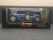 Bburago 1:18 BUGATTI 1934 type 59 Die-Cast Mint Boxed BLUE NEW 1983 MIB BURAGO