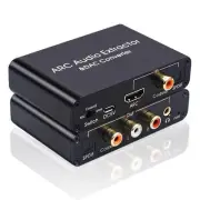 HDMI ARC Audio Extractor, DAC Converter 192KHz Digital to Analog Audio Conver...