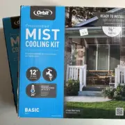New! Orbit Preassembled Basic Expandable Mist Cooling Kit, 2 Packs, 24 Feet