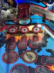 1987 Williams “F-14 Tomcat” Pinball Machine Vinyl Target Stickers - Full Set