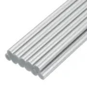12pcs Mini Hot Glue Sticks for Glue Gun 0.43"x8" Metallic Silver