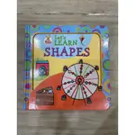 大野狼書展 LET’S LEARN SHAPES 我們來學習形狀 硬頁書 二手