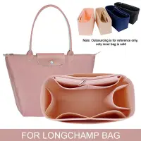 在飛比找蝦皮商城精選優惠-女士毛氈插入袋 內膽包 用於 Longchamp 手提袋包中