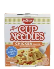 12 Nissin Noodles Chicken Flavor Ramen Noodle Soup Cups 2.5 Oz Each