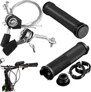 Veemoon Enhance Your Ride 1 Set of Bike Twist Shifters and Handle Grips Universal Fitment for Bicycles