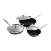 Nordic Ware Basalt 6 Piece Sauté Skillet & Lids Set