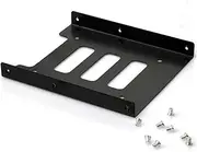 Justivana Hard Disk Bracket 2.5 to 3.5 Hard Disk Cage Hard Disk Bracket Multi-Function Solid State Drive SSD Bracket, Easy Install Easy to Use