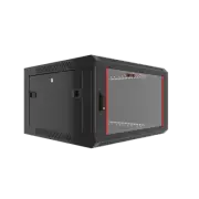 9U Wall Mount Server Cabinet Locking Networking Enclosure Data Rack Glass Door