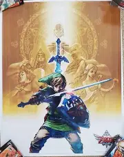 Club Nintendo Exclusive - The Legend of Zelda: Skyward Sword Poster