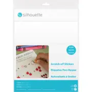 Silhouette Of America Silhouette Printable Scratch-Off Sticker Sheets 8.5"X11" 5