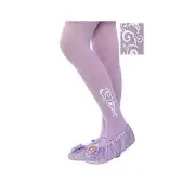 Disney Sofia The First Purple Tights 1 Pair Girls Size Small 4-6