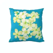 Rapee Rapee Frangipani Blue 43x43 cm Square Cushion