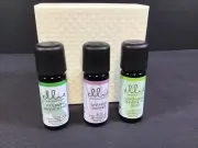 Ellia Essential Oils Set Of 3 Lavender Peppermint and Lemongrass 10ml each New