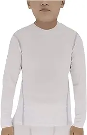 [Lanbaosi] Boys Thermal Underwear Tops Long Sleeve Round Neck Compression T-Shirt for Girls