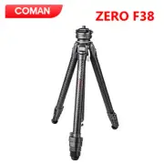 COMAN Zero F38 Carbon Fiber Travel Tripod Quick Release Ball Head 1/4" Ballhead