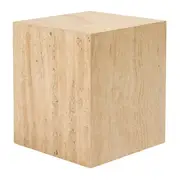 [James Lane] Mars Travertine Side Table