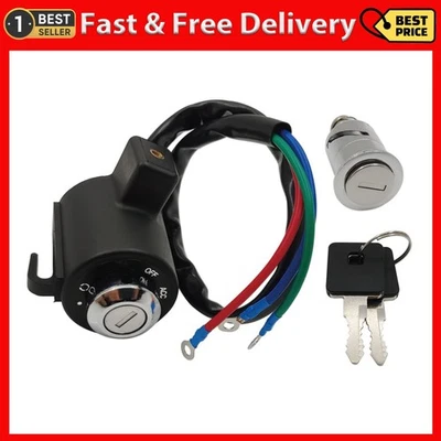 AUTQVA Ignition Switch Lock Set for Harley Davidson Sportster XL Iron 883 120