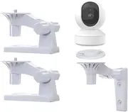 OYOCAM 2 Pack Wall Mount Compatible with Reolink E1/E1 Pro Camera, Adjustable Wall Mount Bracket Indoor and Outdoor Security Mount 180 Degree with 1/4 inch Thread(Camera is NOT Included)