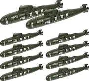KICHOUSE Navy Submarines Models 12pcs Desktop Submarine Toys for Boys and Girls Creative Simulation Submarine Decor