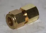 3/8" Tube x 1/4" FNPT Brass Female Connector Fitting Ham-Let 766LB3/8X1/4