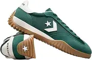 [Converse] Run Star Trainer Womens Low Top Sneaker, Green Envy/Egret/White, 9.5