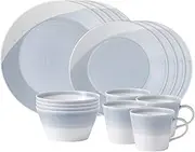 [Royal Doulton] 1815 Blue 16-Piece Dinnerware Set