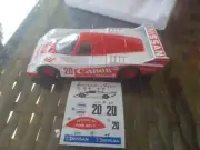 TOMICA DANDY - NISSAN SKYLINE GROUP C [CANON] WHITE NEAR MINT VHTF BOX GOOD