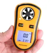 Digital LCD Anemometer Wind Speed Meter Tester Temperature Gauge Thermometer