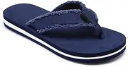 [HYCLES] Flip Flops Men Comfort Thong with Arch Support Shoes Summer Outdoor Sandals Beach Shoes, 01 Blue, 13 UK