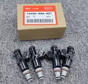 4PCS NEW FUEL INJECTORS FOR 16450-RAA-A01 ELEMENT ACCORD CR-V 2.4L RSX BASE 2.0L