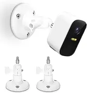 Flexible Wall Mount for eufyCam 2C, Universal Mount for eufyCam 2C Pro/3/3C/E, Wall Mount Camera Holder for Arlo Camera and Other Security Cameras with 1/4 Inch Screw, Pack of 2