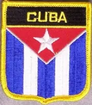 Embroidered International Patch National Flag of Cuba NEW bunting