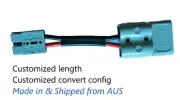 Anderson compatible 175A/120A to 50A plug convert cable. Customized length.