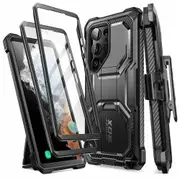 Full-body Rugged Case with Built-in Screen Protector for Samsung Galaxy S23 Ultra (2023 Release) 6.8 Inch