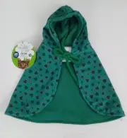 NWT Whisker City Cat Cape Green Shamrock Size XS