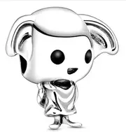 [CHARMY´S] Charm or bead S925 Sterling Silver DOBBY elf Harry Potter for Pandora style bangle bracelet, Silver 925, does not apply