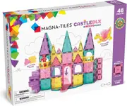 Magna Tiles - Castle DLX + microMAGS - 48 Piece Set