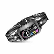 Rechargeable Smart Dog Training Bark Collar,Automatic Anti Barking Training Collar with 8 Adjustable Sensitivity for Large Medium Small Dogs(Grey)