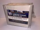 Split King Egyptian Cotton Quality Bed Sheet Set with 2 Twin XL Fitted, 1 King