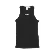 [PINKO] PINKO Lettering logo ribbed tank top Woman XS XS Black