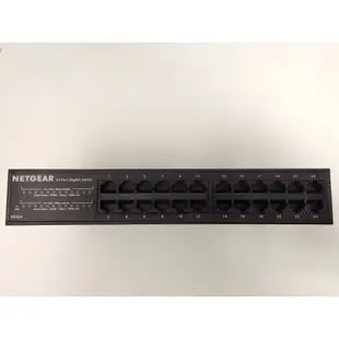 NETGEAR GS324 24埠 Gigabit 網路交換器 鐵殼散熱