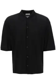 [LEMAIRE] LEMAIRE short-sleeved knit shirt for M Black