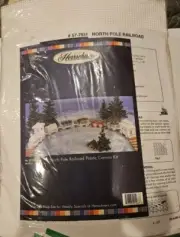 Herrschners North Pole Railroad Plastic Canvas Kit # 577931
