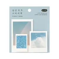 在飛比找蝦皮商城優惠-[ARTBOX OFFICIAL] 韓國 貼紙 拍立得 藍色