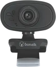 Bonelk USB Webcam, Clip On, 720p (Black)